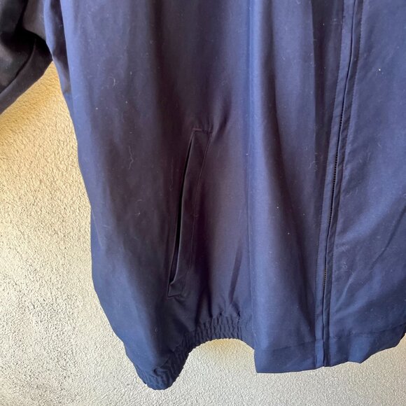 Eddie Bauer Men's Windbreaker Jacket Navy Full Zip Lined Size XL Tall - Picture 4 of 5